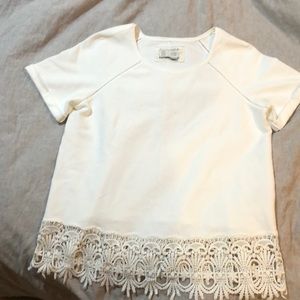 White Anthro short sleeve